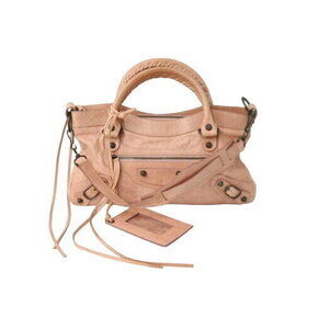 BALENCIAGA The First Shoulder Bag Salmon Pink